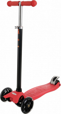 Самокат MaxxPro kids детский черный LS306/maxi/red 