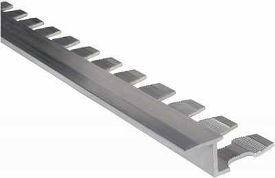 Порожек алюминиевый переходной Mada 10x2500 мм 