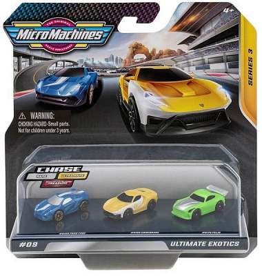 Іграшковий набір Micro Machines MICRO MACHINES Екзотика (3 шт.) W3 6626080