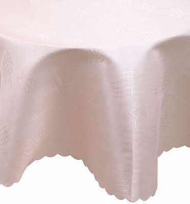 Скатерть Dertsiz овальная 160x220 см кофейный Karna 