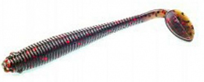 Виброхвост Ken Katsu Zinger 3 75 мм 6 шт. #9 motor oil