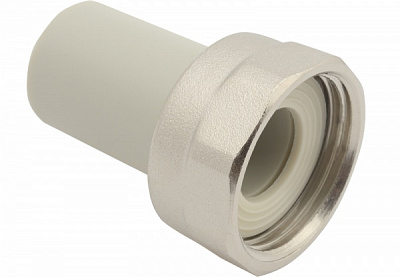 Переходник внутренняя AlcaPipe пласт/желез с накидной гайкой PPR grn 20x3/4