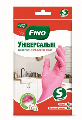 Перчатки латексные Fino универсальные крепкие р.S 1 пар/уп.