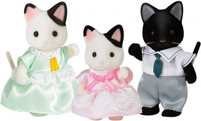 Набір фігурок Sylvanian Families Сім'я котів в смокінгу