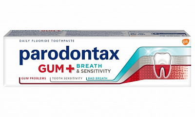 Зубная паста Parodontax Защита десен+свежее дыхание 75 мл