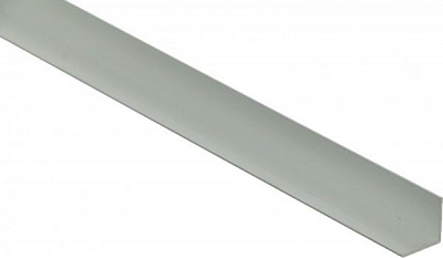 Профиль универсальный Лугалпроф угловой 15x15x900 мм серебро 