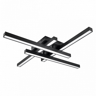 Люстра светодиодная Hopfen STERK-4 BK 4x60 Вт LED-модуль черный