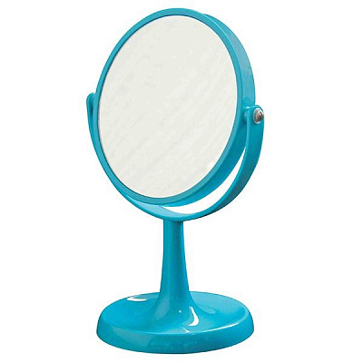 Зеркало круглое Trento настольное бирюзовое