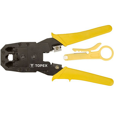 Кліщі обтискні Topex для обтискання телефонних наконечникiв 32D409