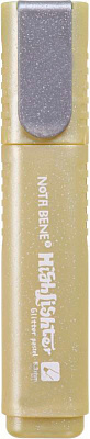 Маркер текстовый Nota Bene with glitter 521B-24 yellow желтый