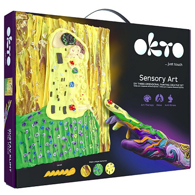 Набор для создания объемной картины Поцелуй 30х40 см 10006 OKTO 