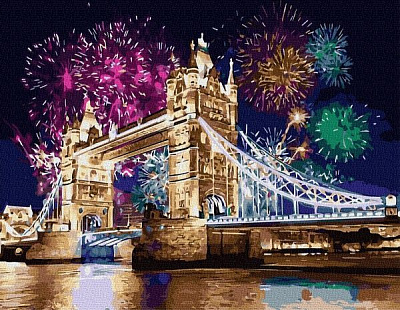 Картина по номерам Яркие краски города bk_1131 BookOpt 