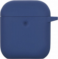 Чохол для навушників 2E для Apple AirPods Pure Color Silicone 3.0 мм Navy blue (2E-AIR-PODS-IBPCS-3-NV) 