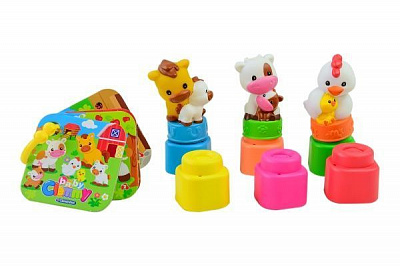 Іграшка-конструктор Clementoni 17174 Тварини