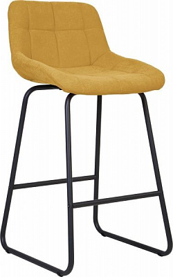 Стул барный Nowy Styl NICOLE HOKER CFS LB BLACK (BOX-2) (CH) SORO-40 желтый