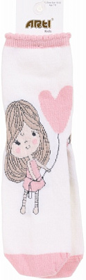 Носки для девочек ARTI 200145 р.7-8 молочный 
