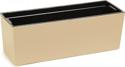 Горшок для цветов Lamela Бегония прямоугольный 37,7л капучино 