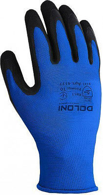 Перчатки Doloni с покрытием латекс XL (10) 4177