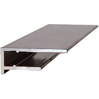 Профіль торцевий алюмінієвий 4мм x 2,1м 8017 коричневий