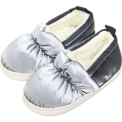 Капці дитячі Luna Kids пухові сірі р.27