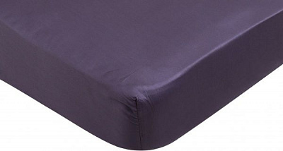 Простирадло на резинці Solid 180x200 см темно-сірий Luna