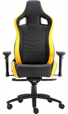 Кресло GT Racer X-0718 черно-желтый 