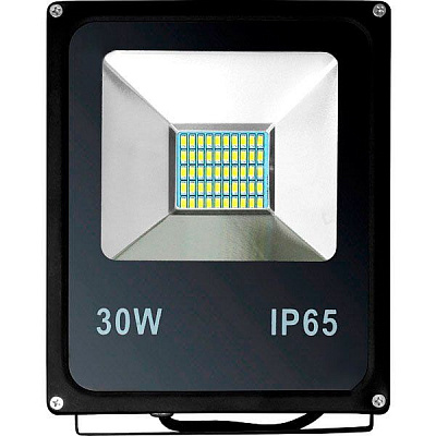Прожектор Ecostrum LED 30 Вт IP65 черный