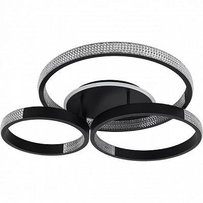 Світильник світлодіодний Hopfen з пультом ДК 110 Вт чорний 3000-6000 К SCHWARZ 110 RC BK