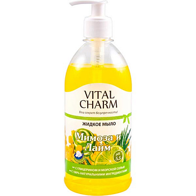 Жидкое мыло Vital Charm Мимоза и лайм