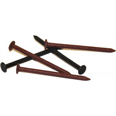 Цвяхи для композитної черепиці QUEENTILE 1.5 кг/500 шт. коричневі