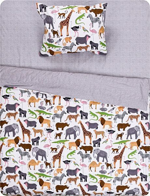 Комплект постельного белья cool animals 1.5 бежевый La Nuit 