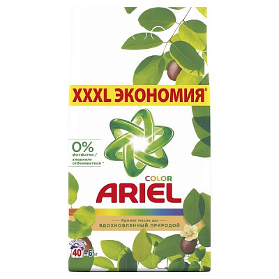 Пральний порошок для машинного прання Ariel Масло Ши 6 кг