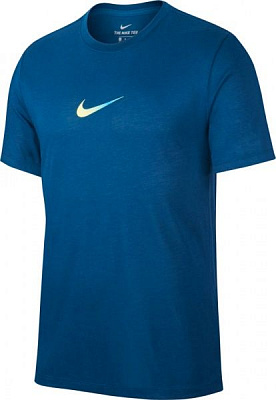 Футболка Nike M NK DRY TEE DB SSNL SWOOSH CK4248-432 M синій