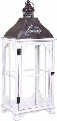 Подсвечник-фонарь Стокгольм деревянный 33х24х80 см