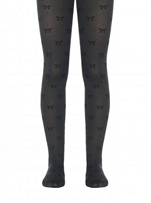 Колготки детские для девочек Conte Elegant полиамидные Samira р.140-146 графит 