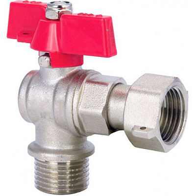 Кран кульовий FADO S.r.l кутовий з накидною гайкою 1/2хВЗ