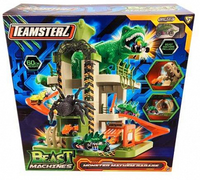 Гараж Teamsterz 3-х рівневий з машинкою Beast Machines 1417451