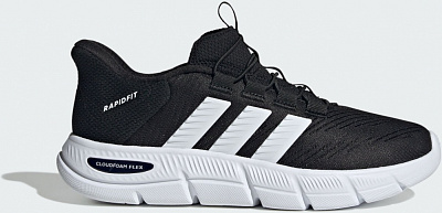 Кроссовки женские Adidas CLOUDFOAM FLEX - RAPIDFIT CBLACK/FTWWHT/SILVMT HP7002 р.41 1/3 черные