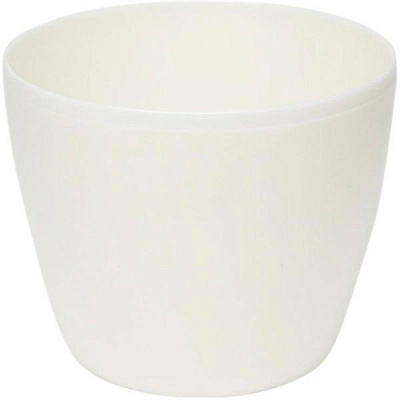 Горщик пластиковий Lamela Магнолія круглий 4л білий/перламутровий (204)