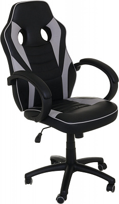 Крісло ігрове Центр Меблів Ідріс чорно-сірий