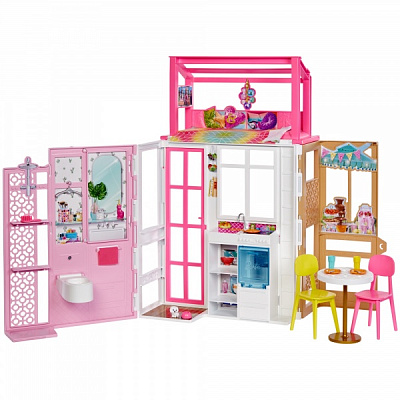 Ігровий набір Barbie Портативний будиночок (2-поверховий)