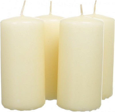 Набор свечей ванильных 4 шт
