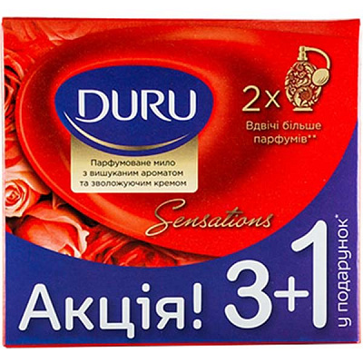Мыло Duru Sensations Романтика 4х90 г