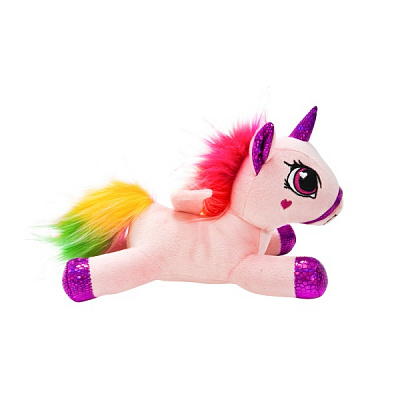 Мягкая игрушка WP Merchandise Единорог Starfly 20 см розово-малиновый FWPUNISTRFL22PK20