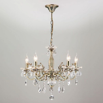 Люстра підвісна Strotskis Joanna 5x60 Вт E14 антична бронза 3281/5