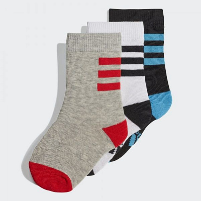 Носки Adidas LK PL SOCKS 3PP р.27-30 DW4754 разноцветный