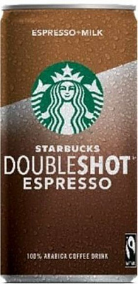 Енергетичний напій STARBUCKS кавовий Doubleshot Espresso 0,25 л