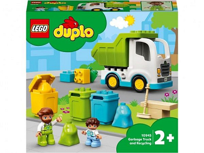 Конструктор LEGO DUPLO Сміттєвоз та сміттєпереробка 10945