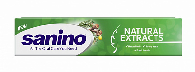Зубная паста NATURAL EXTRACTS с натуральными экстрактами 50 мл