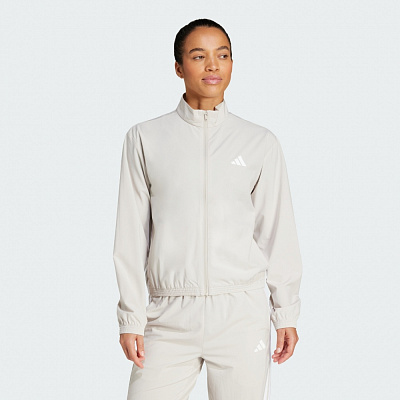 Вітрівка жіноча Adidas WE 3S WOVEN JKT WONALU/WHITE JE6173 р.XS бежева